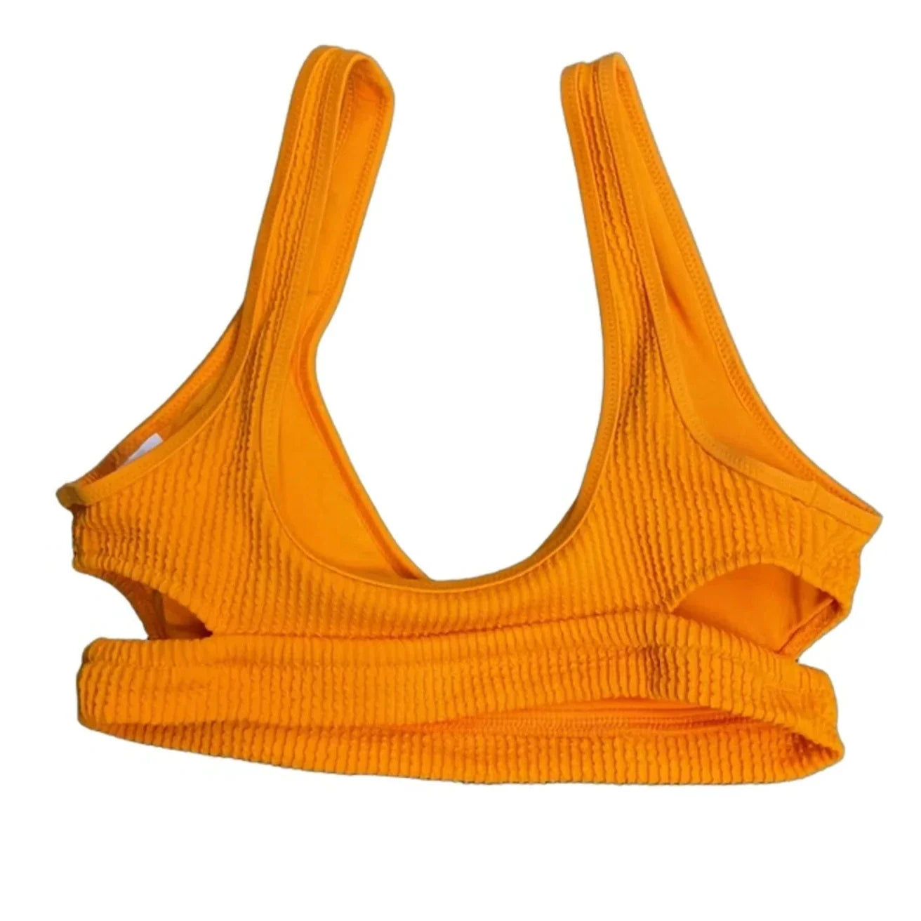 Swimsuit Top By Aerie In Orange, Size: Sp