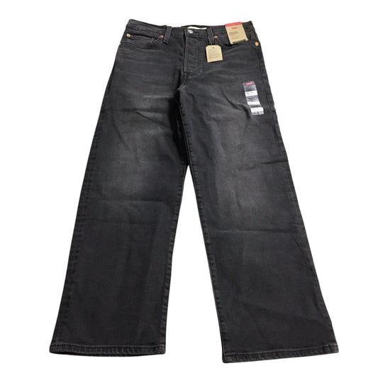 Jeans Boyfriend By Levis In Black, Size: 8