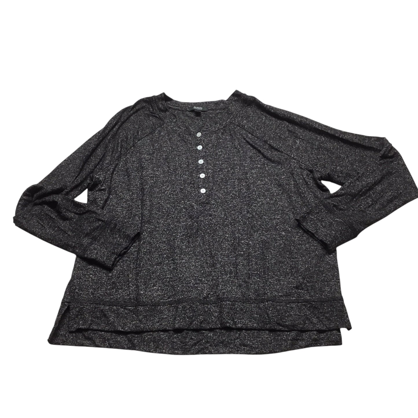 Top Long Sleeve By Alfani In Black, Size: L