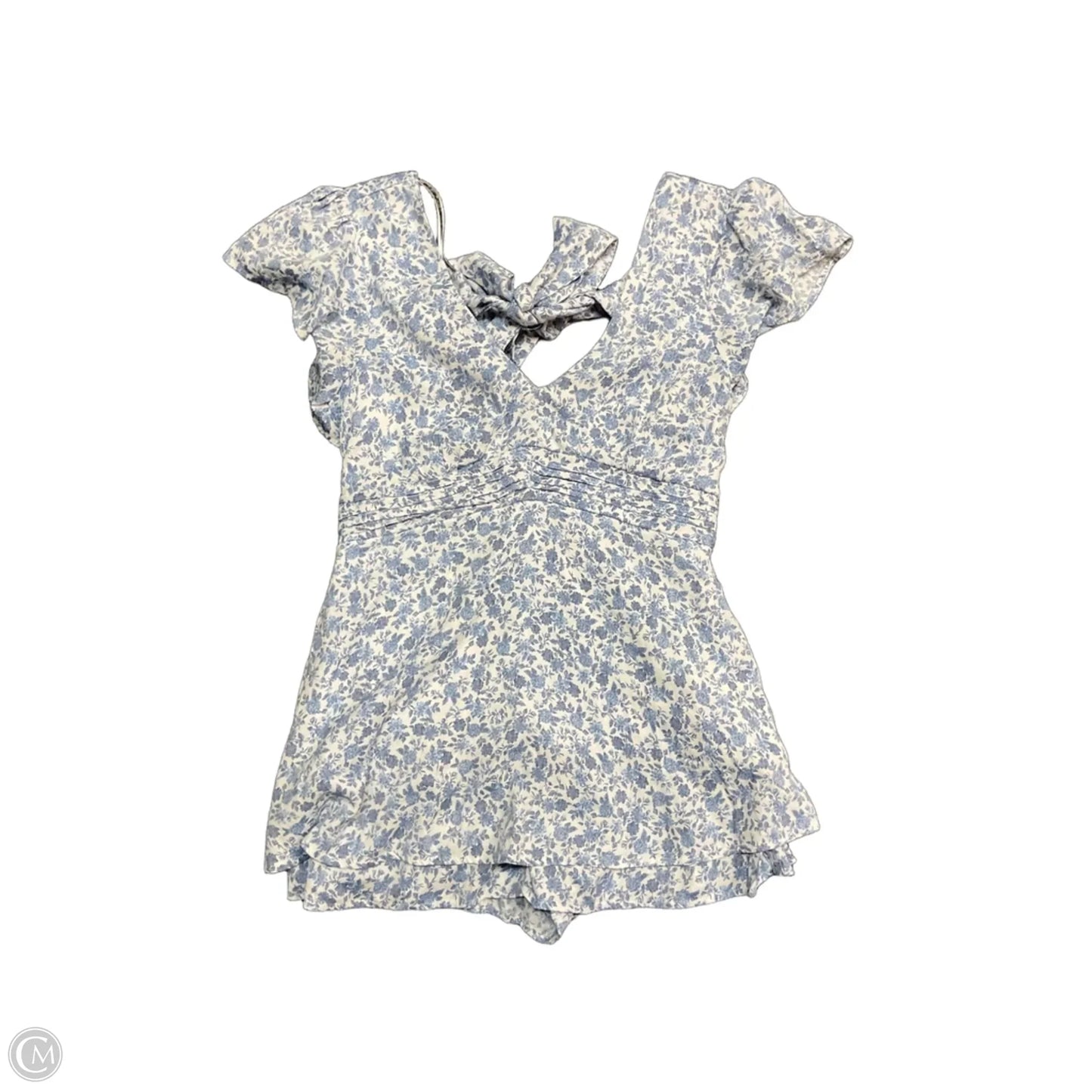Romper By Blue Rain In Floral Print, Size: L