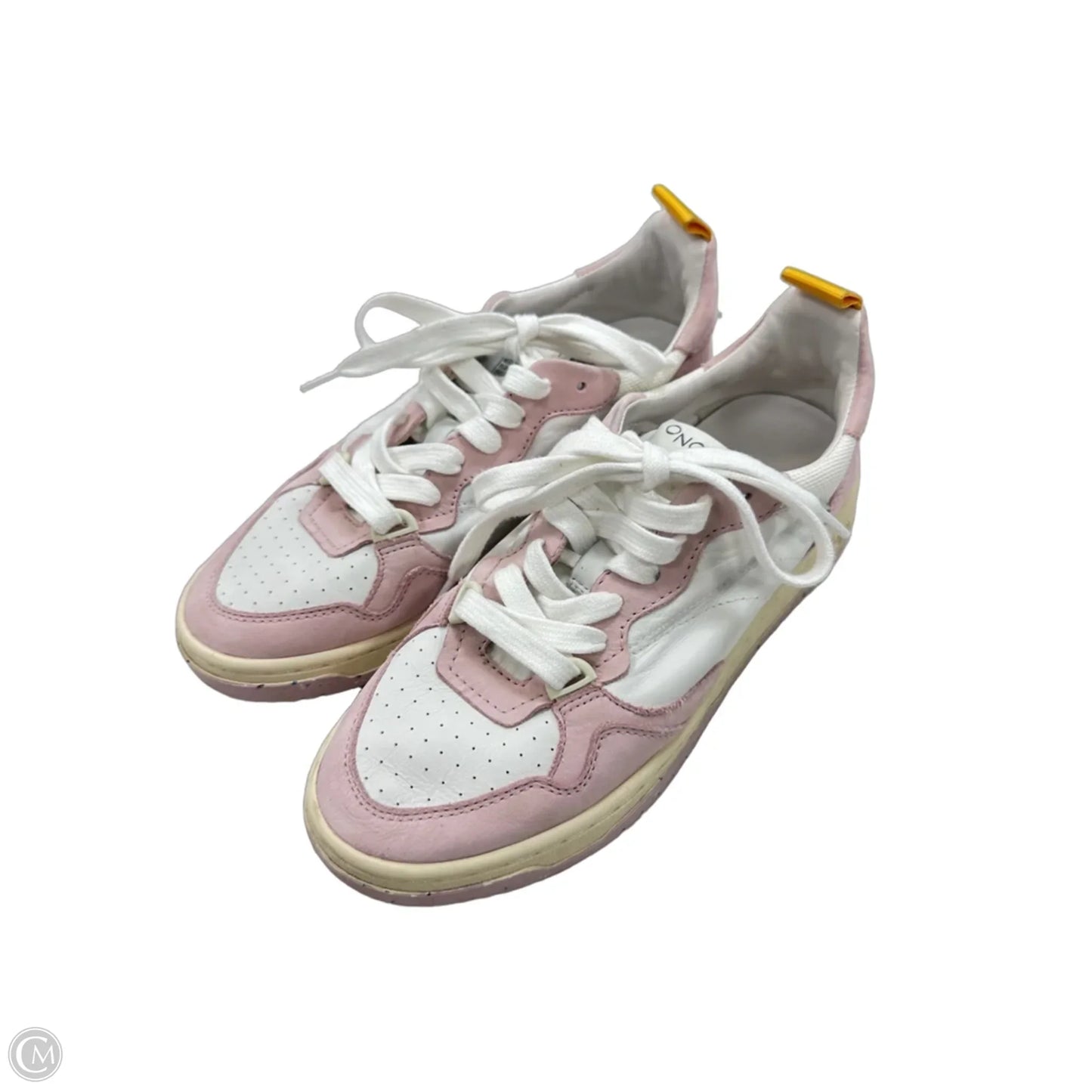 Shoes Sneakers By Cma In Pink & White, Size: 7.5