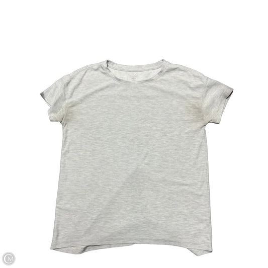 Athletic Top Short Sleeve By Old Navy In Grey, Size: S