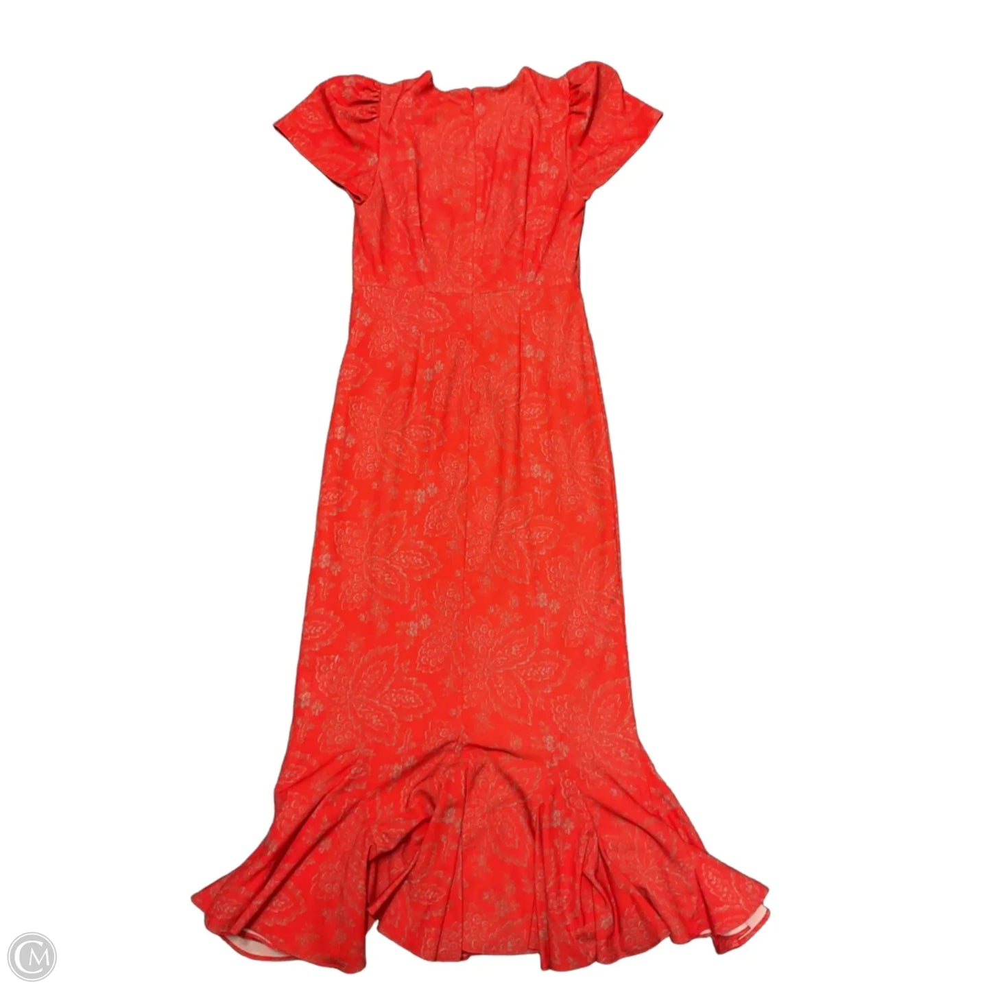 Dress Party Long By Rhode In Red & Silver, Size: 6