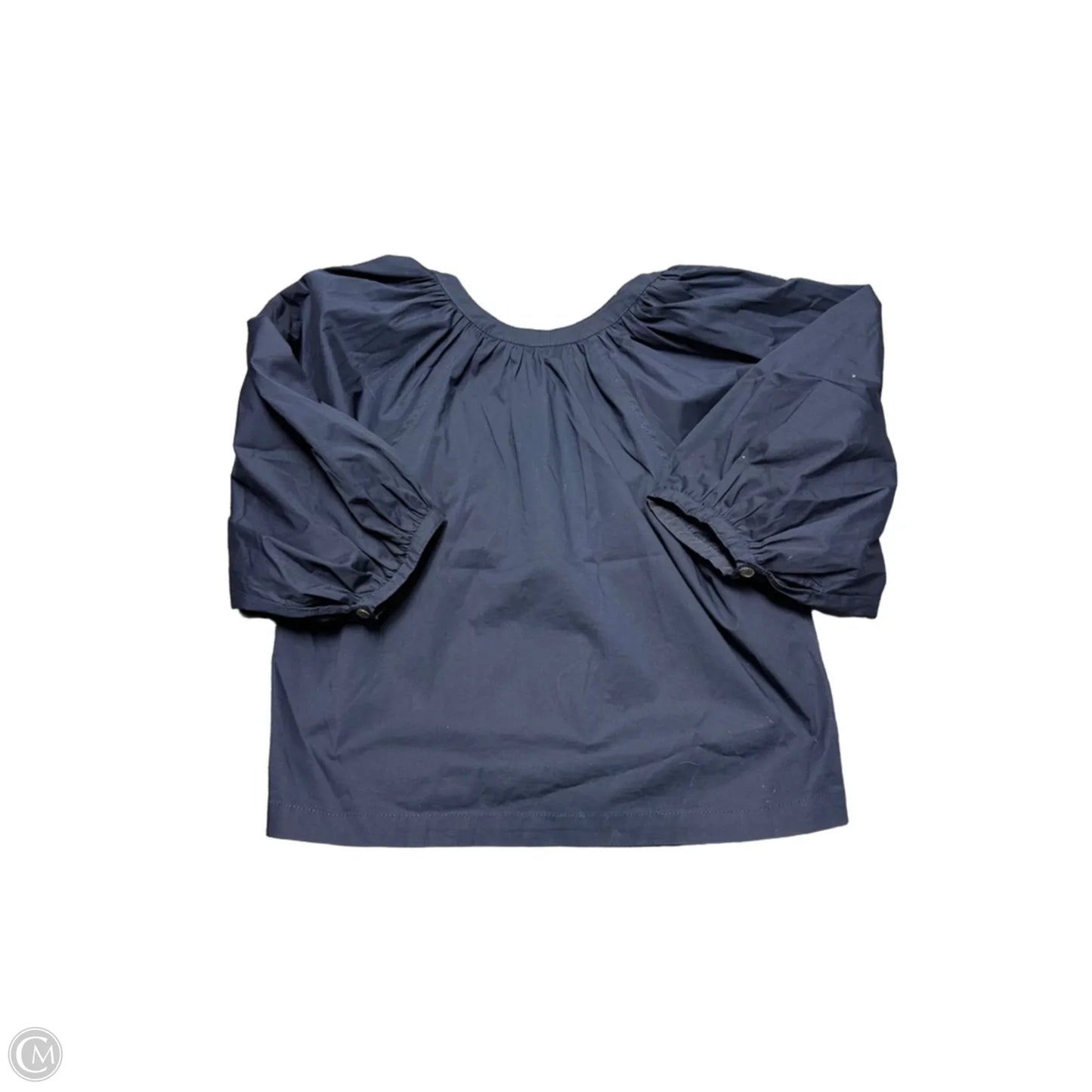 Top Short Sleeve Designer By Staud In Blue, Size: S