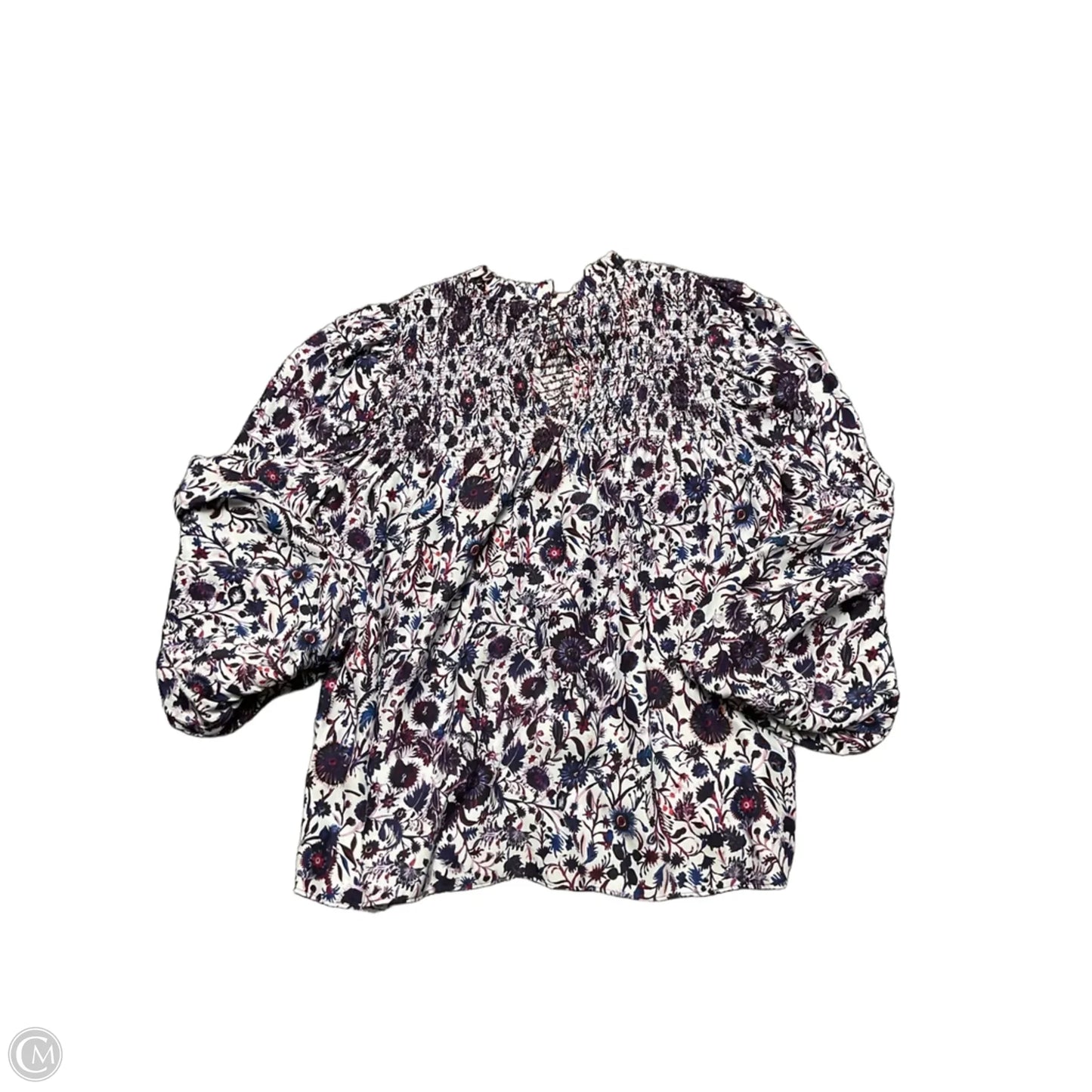 Blouse Long Sleeve By Marie Oliver In Purple, Size: S