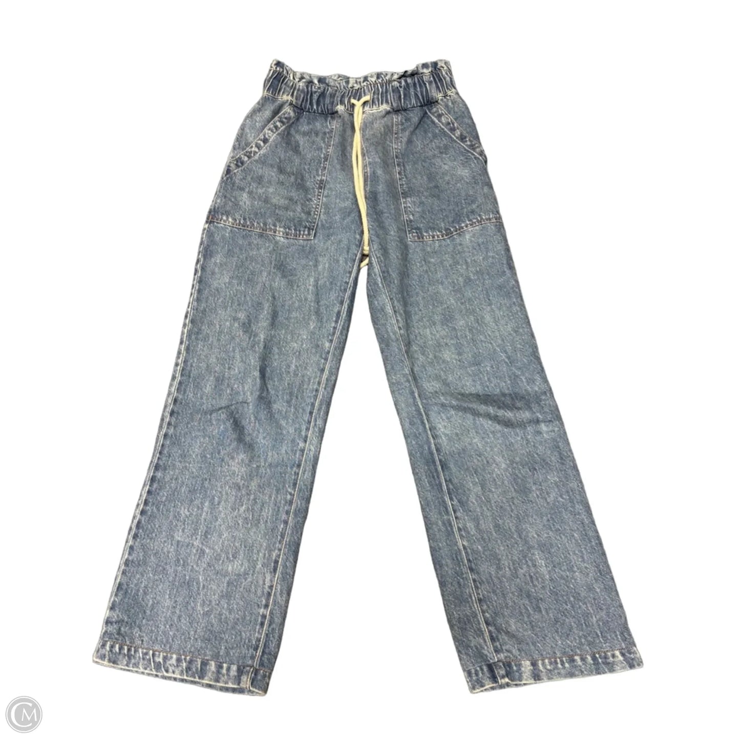 Jeans Wide Leg By Electric & Rose In Blue Denim, Size: Xs