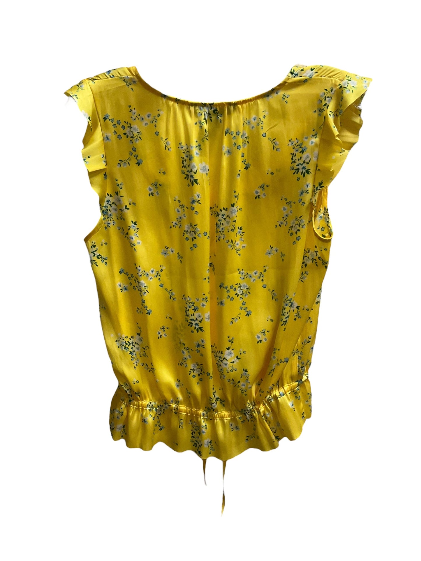 Yellow Top Short Sleeve Banana Republic, Size Xs