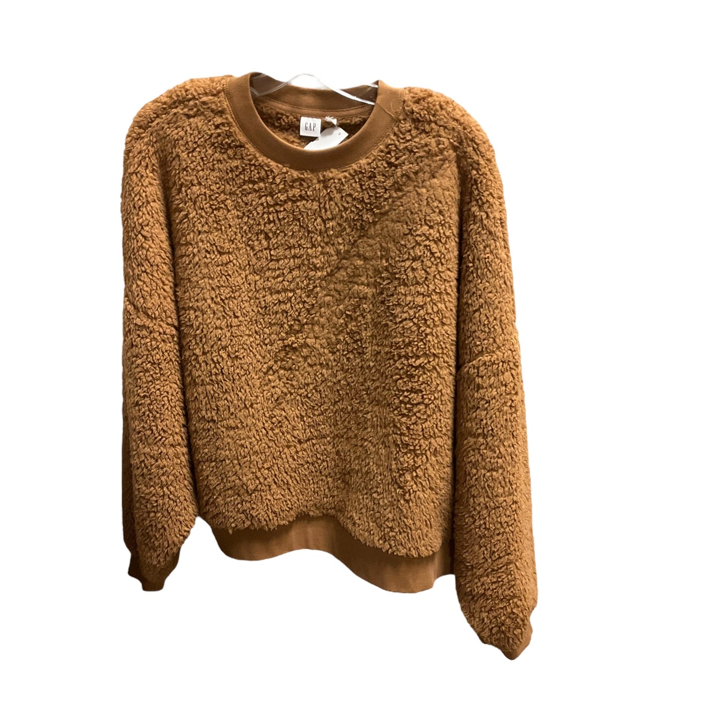 Top Long Sleeve By Gap In Brown, Size: L