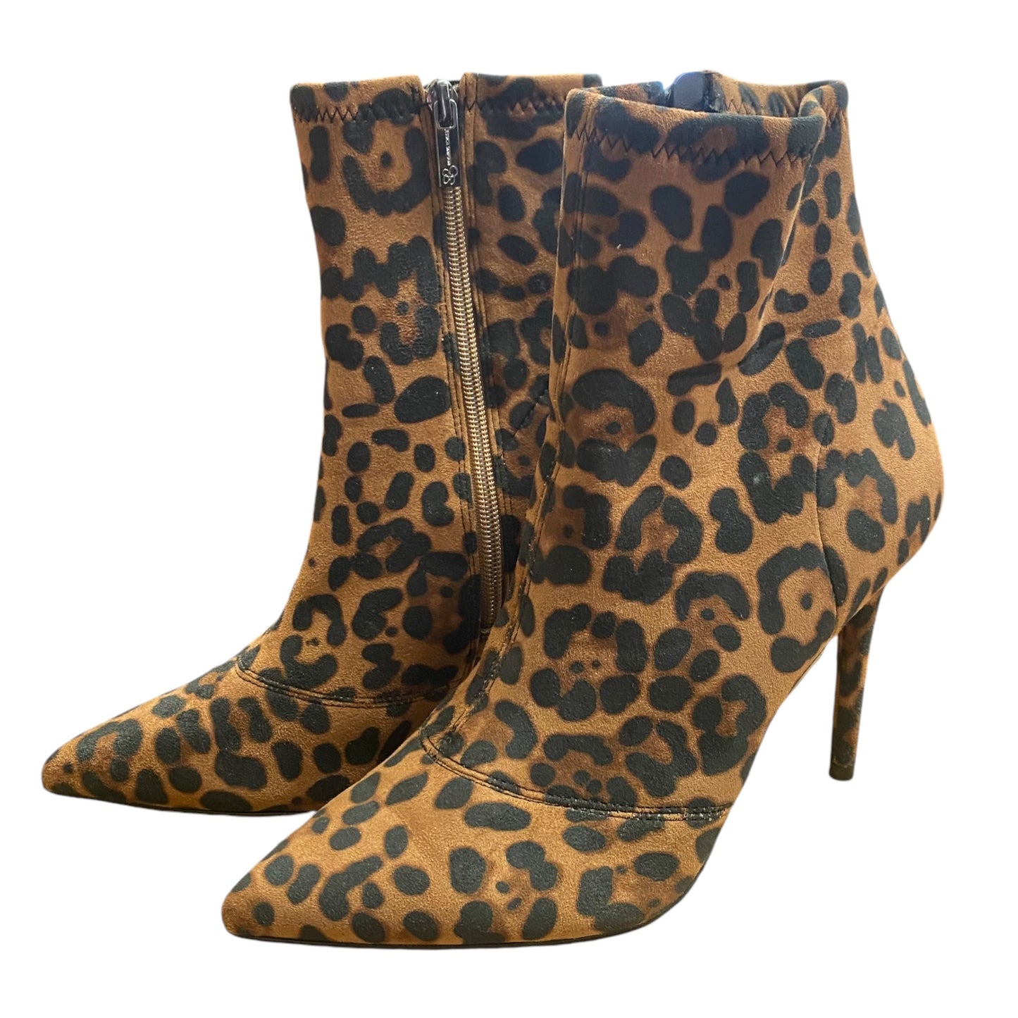 Boots Mid-calf Heels By Jessica Simpson In Animal Print, Size: 10.5