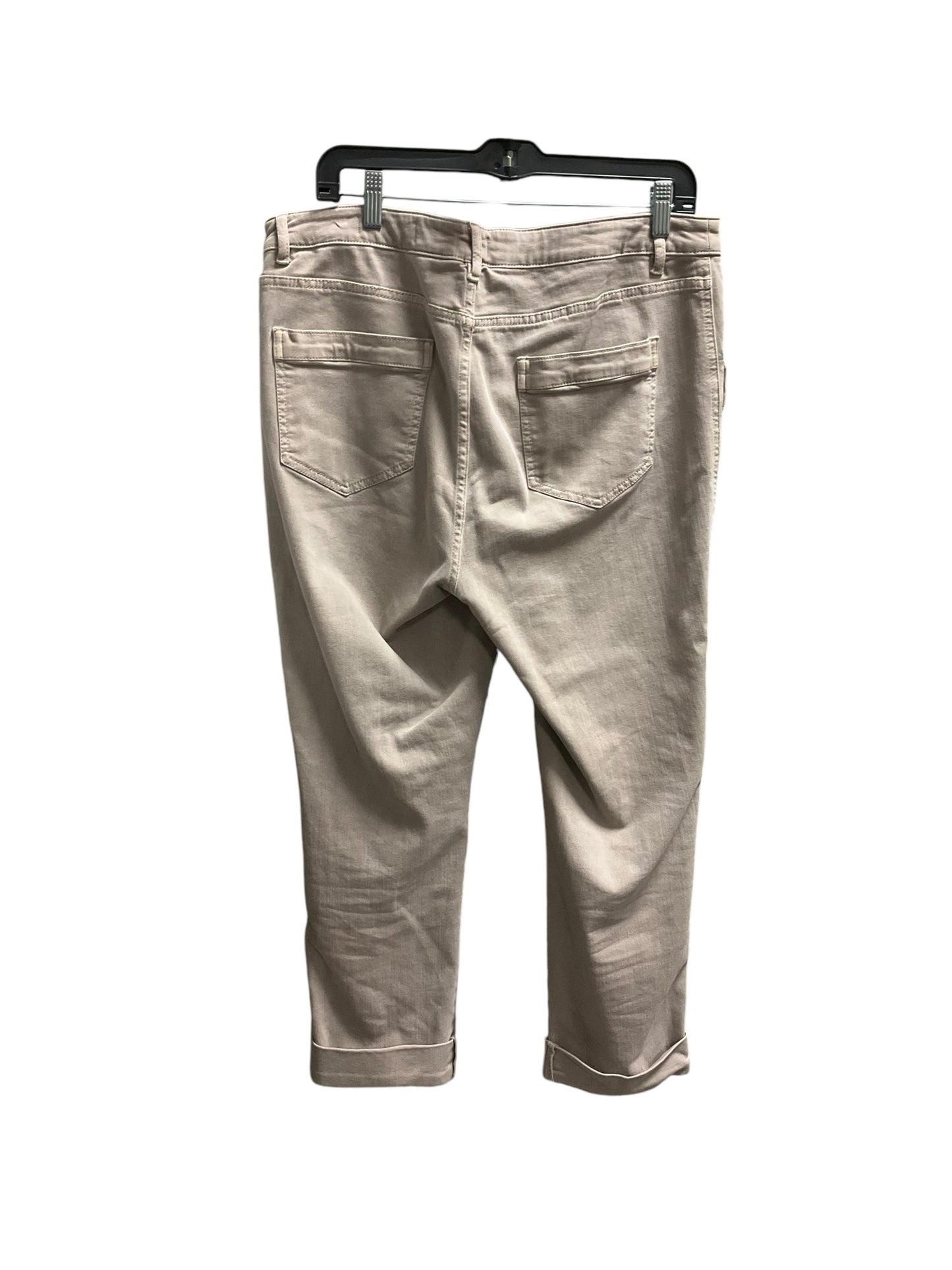 Jeans Straight By J. Jill In Beige, Size: 14