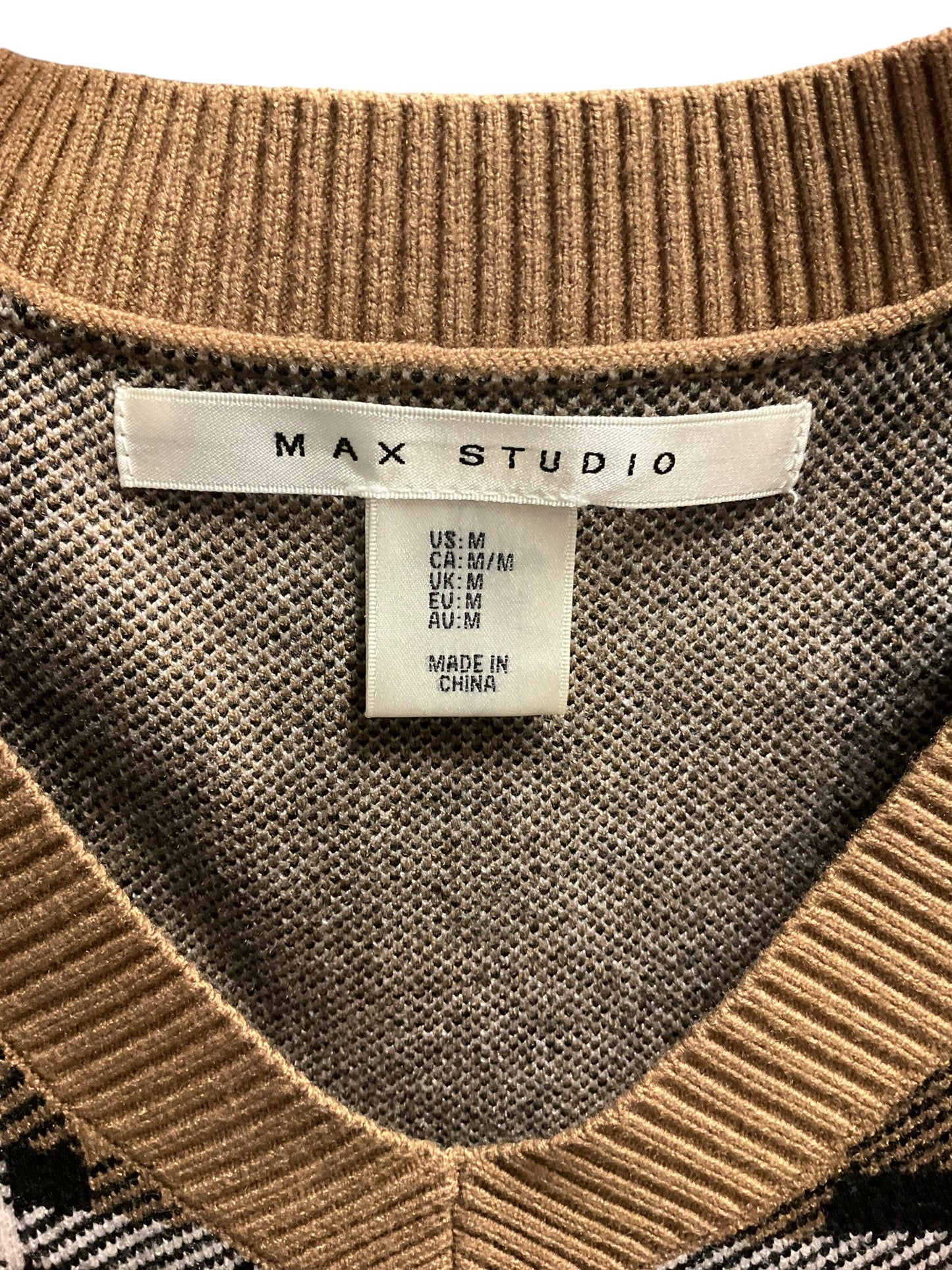 Sweater By Max Studio In Beige, Size: M