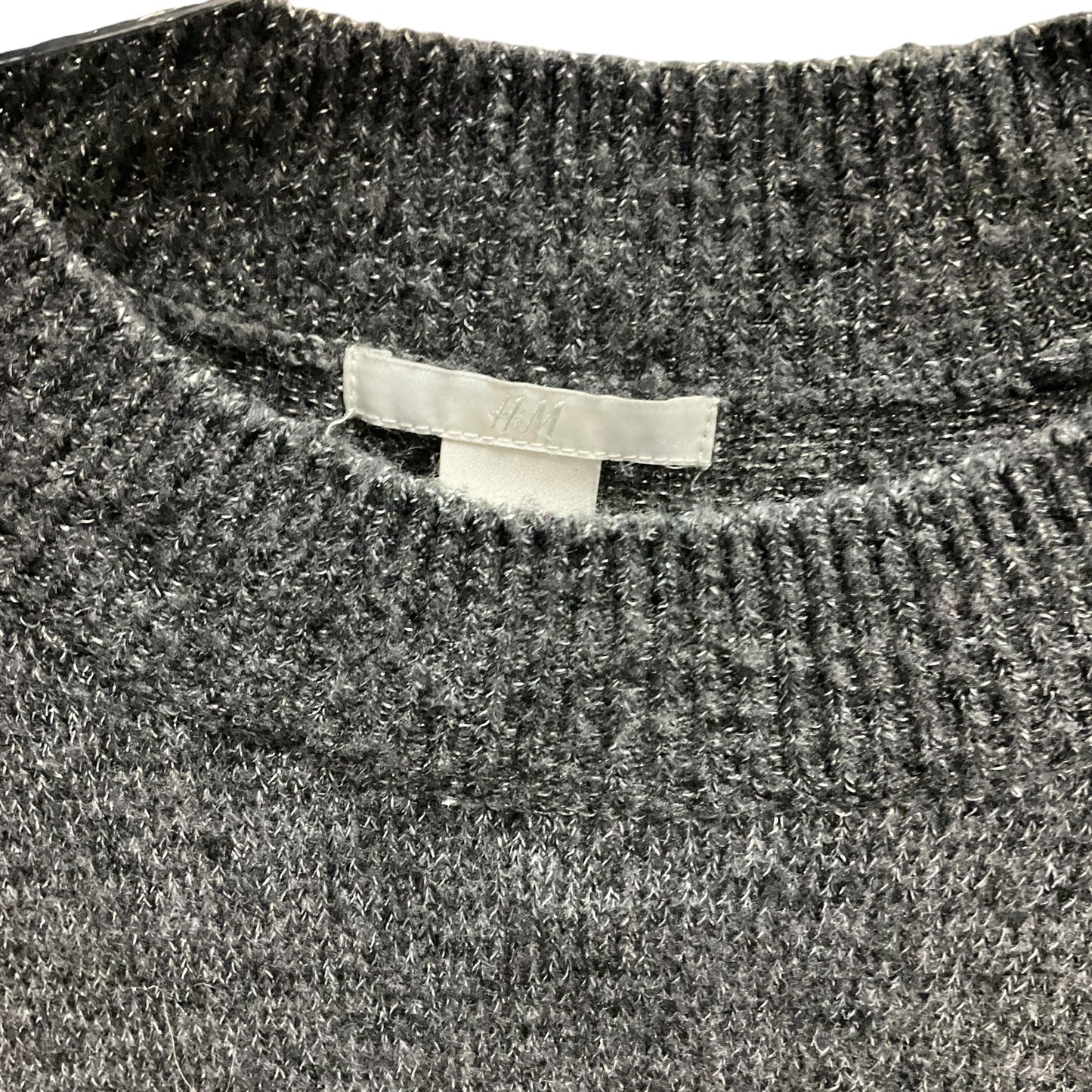 Sweater By H&m In Grey & Silver, Size: S