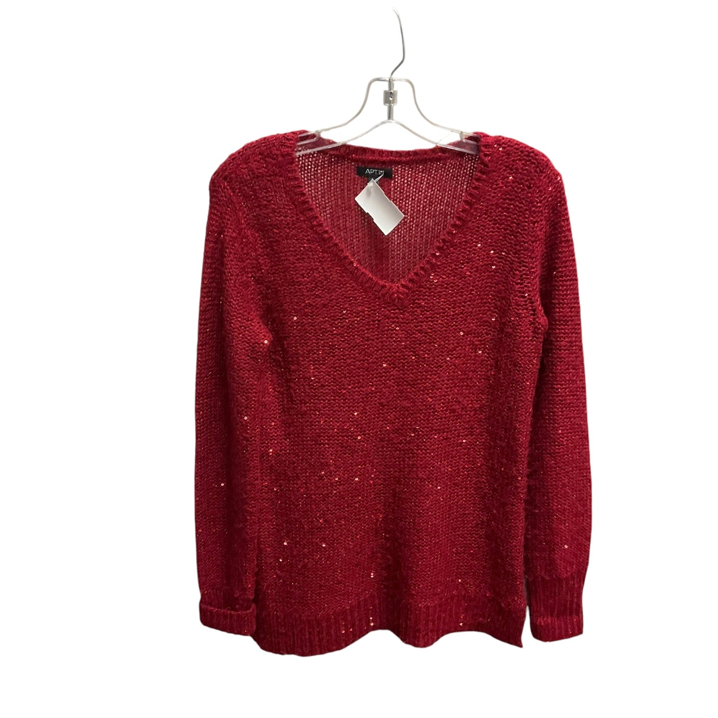 Sweater By Apt 9 In Red, Size: S