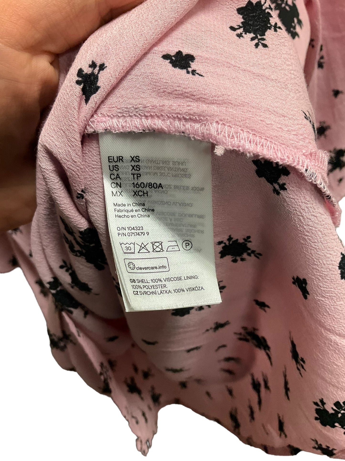 Maternity Top Long Sleeve H&m Mama, Size Xs