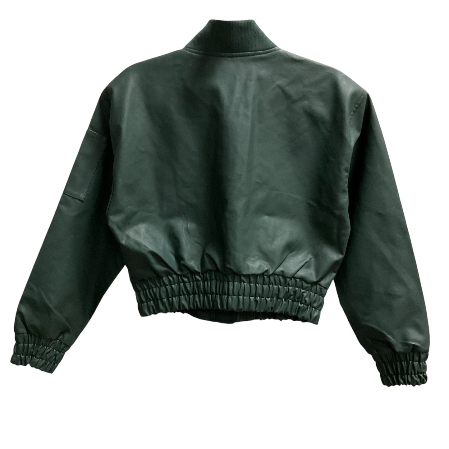 Jacket Moto By Steve Madden In Green, Size: S