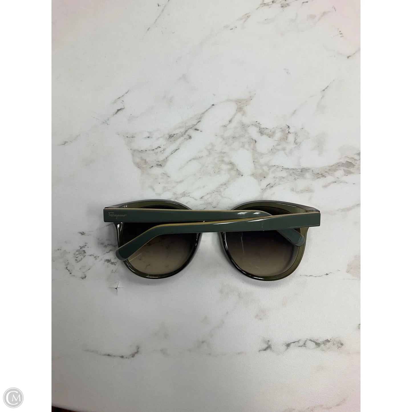 Sunglasses Luxury Designer By Ferragamo, Size: Large