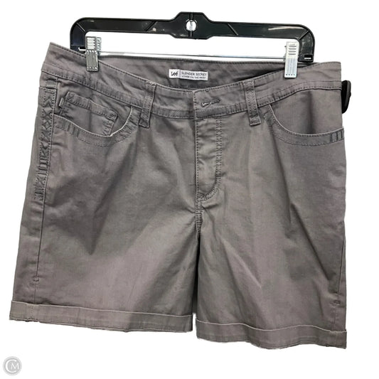 Shorts By Lee In Grey, Size: 16