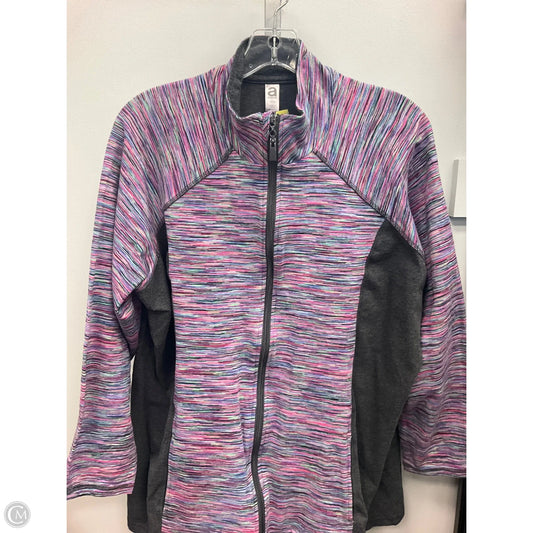 Athletic Jacket By Avenue In Multi-colored, Size: 22