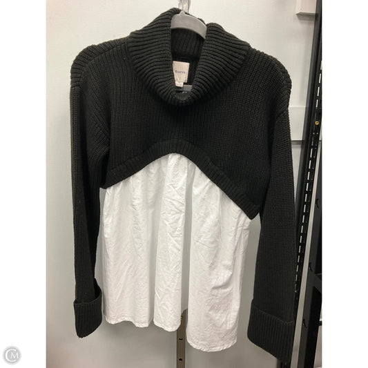 Sweater By Anthropologie In Black & Cream, Size: Xs