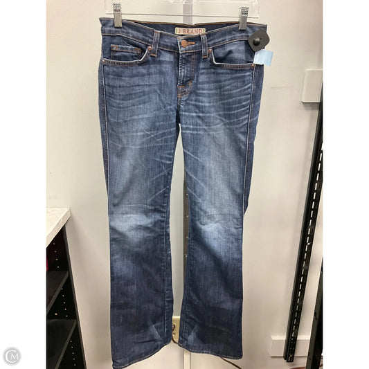Jeans Flared By J Brand In Blue Denim, Size: 6