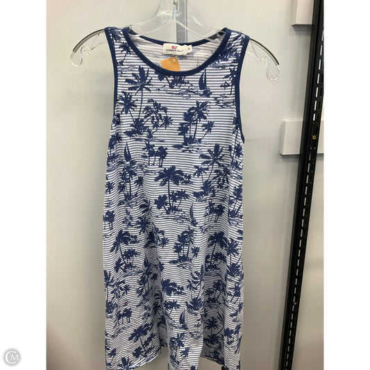 Dress Casual Short By Vineyard Vines In Blue & White, Size: Xs