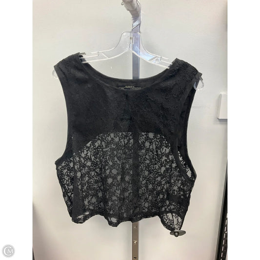 Top Sleeveless Designer By All Saints In Black, Size: 10