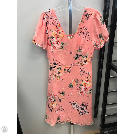 Dress Casual Midi By Loft In Peach, Size: 6