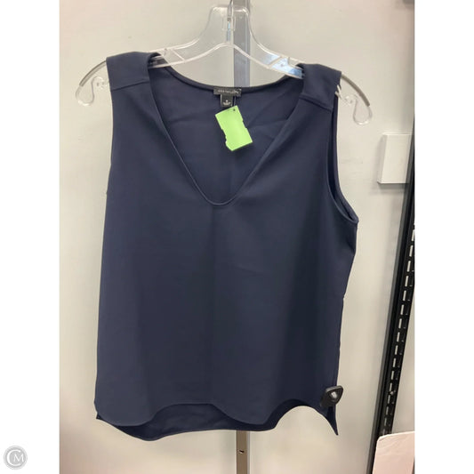 Top Sleeveless Basic By Ann Taylor In Navy, Size: S