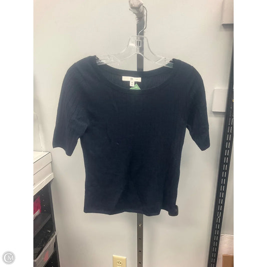 Top Short Sleeve Basic By Banana Republic In Blue, Size: Xs