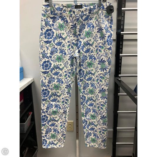 Jeans Straight By Talbots In Floral Print, Size: 10