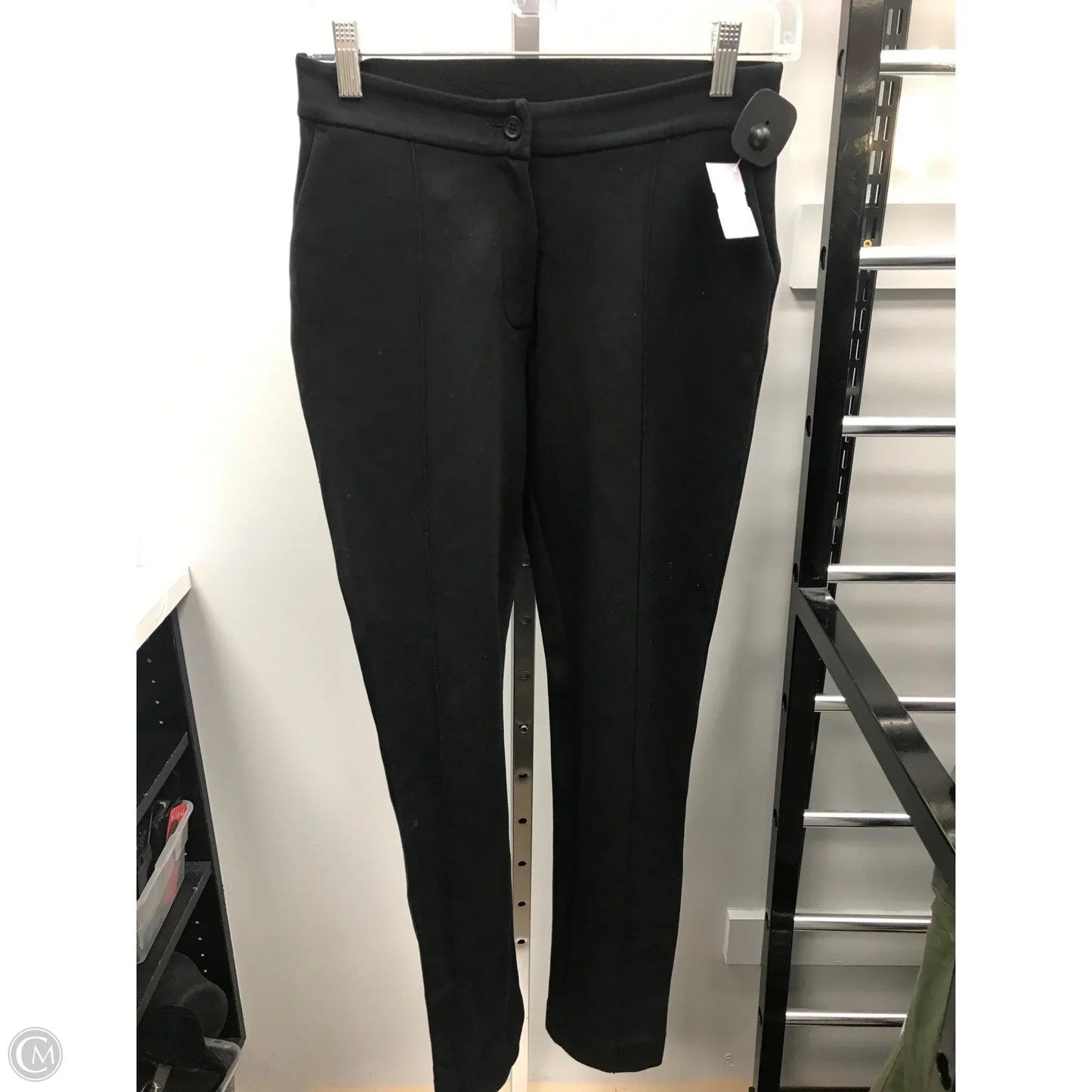 Pants Designer By Karl Lagerfeld In Black, Size: S