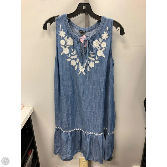 Dress Casual Short By Talbots In Blue Denim, Size: S