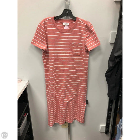 Dress Casual Midi By Haven In Striped Pattern, Size: M