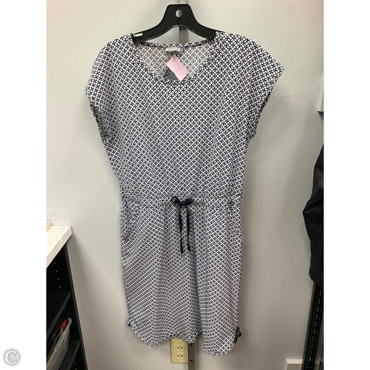 Dress Casual Short By Talbots In Blue & White, Size: Mp