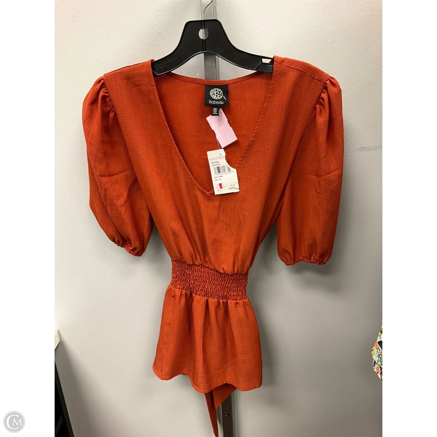 Top Short Sleeve By Bobeau In Orange, Size: Xs