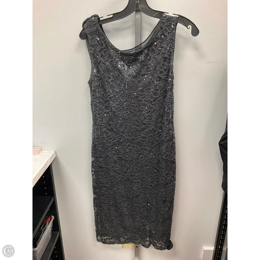 Dress Party Midi By Onyx In Grey, Size: 8