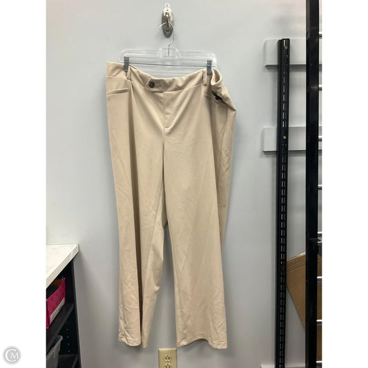 Pants Dress By Soho Apparel In Tan, Size: 3x
