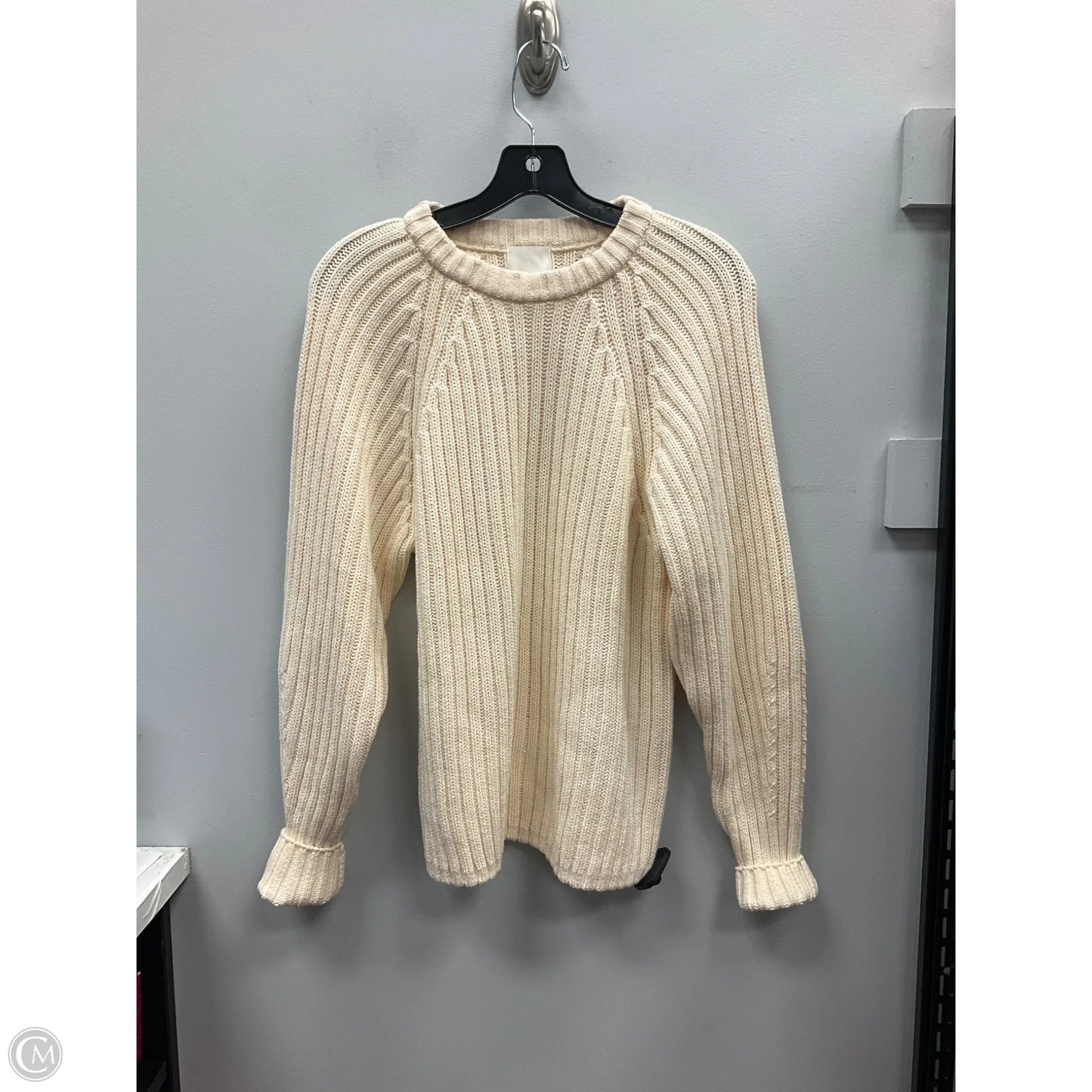 Sweater By H&m In Cream, Size: M
