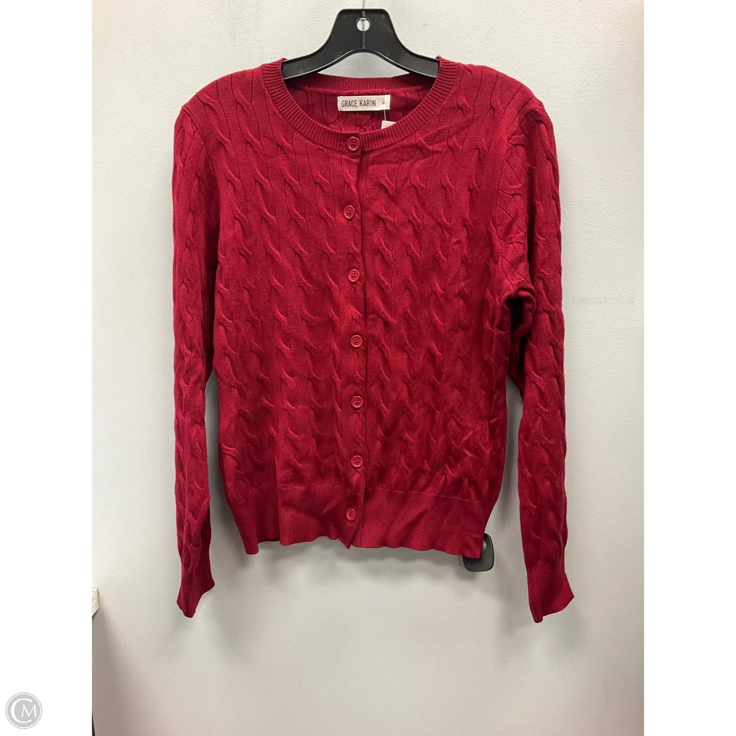 Cardigan By Grace Karin In Maroon, Size: M