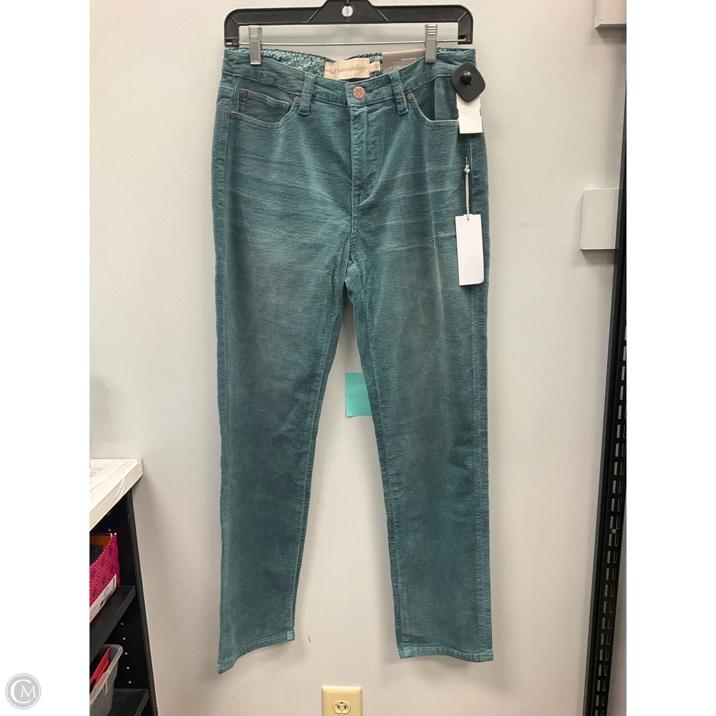 Pants Corduroy By Soft Surroundings In Green, Size: 6