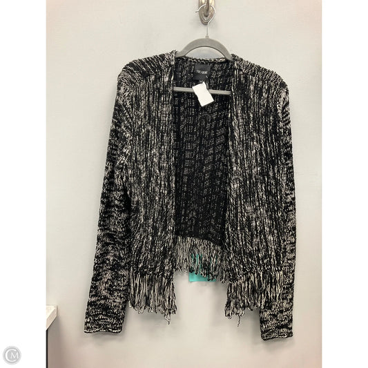 Cardigan By Nic + Zoe In Black & Cream, Size: M