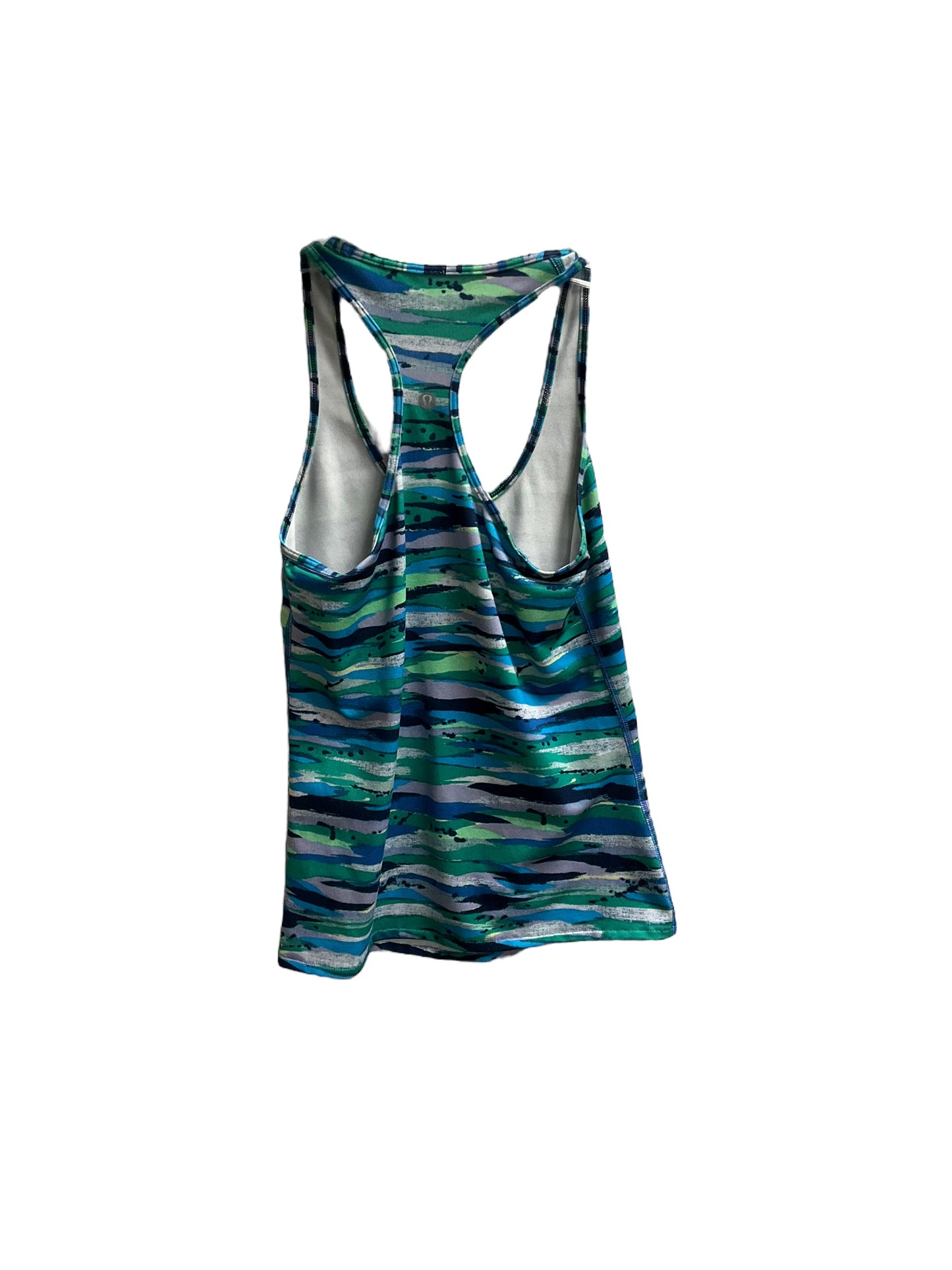 Striped Pattern Athletic Tank Top Lululemon, Size Xs