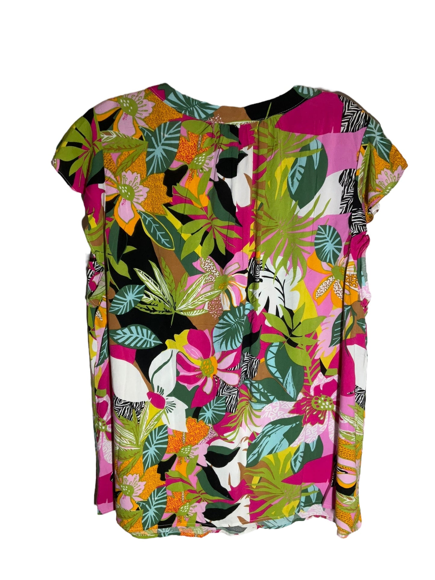 Floral Print Top Sleeveless Rachel Roy, Size 1x