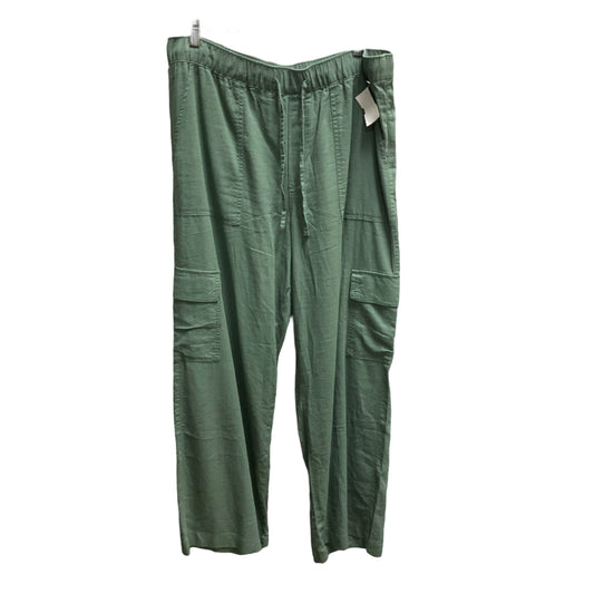 Pants Wide Leg By Gap In Green, Size: Xl