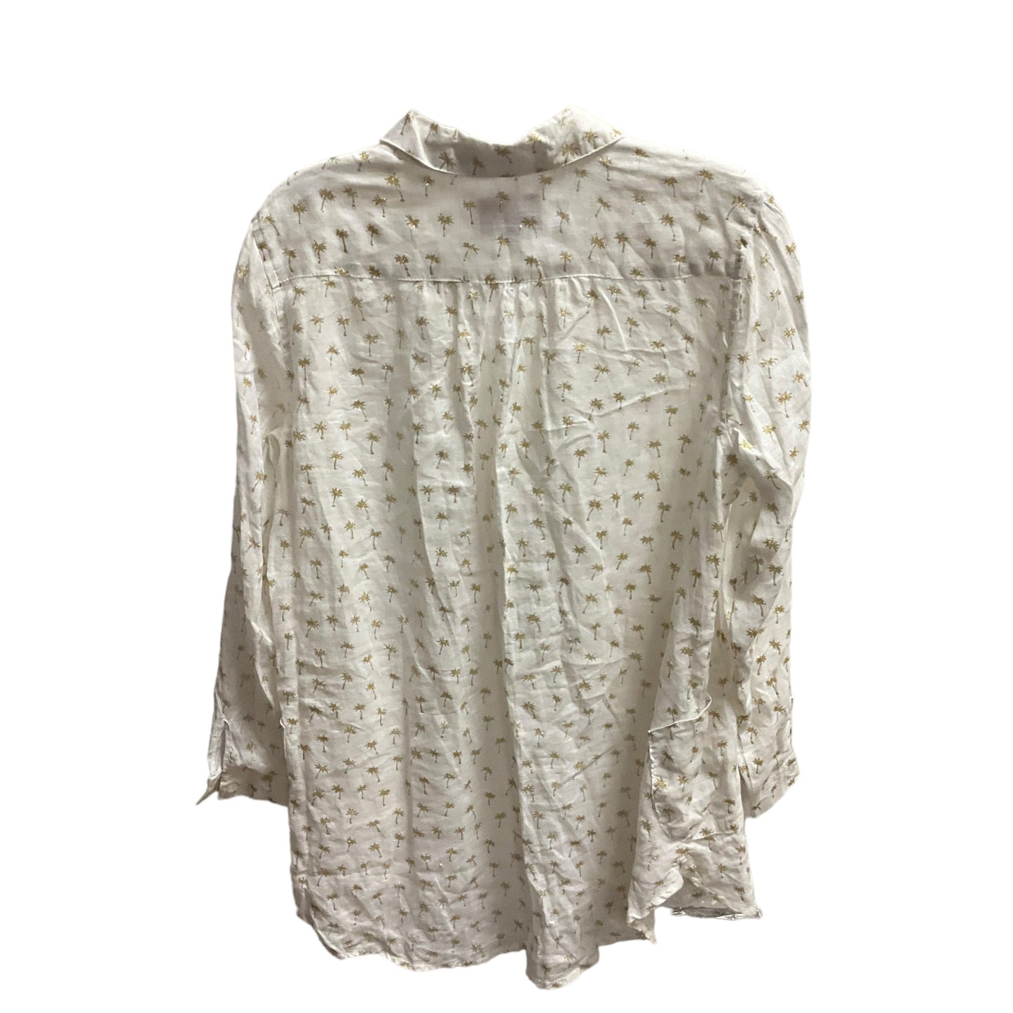 Cream Top Long Sleeve For Cynthia, Size M