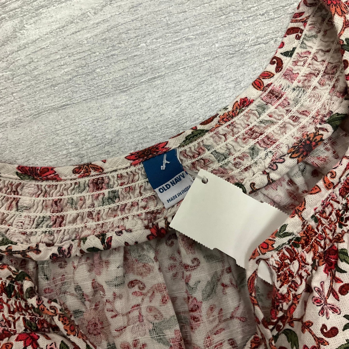 Top Long Sleeve By Old Navy In Floral Print, Size: M