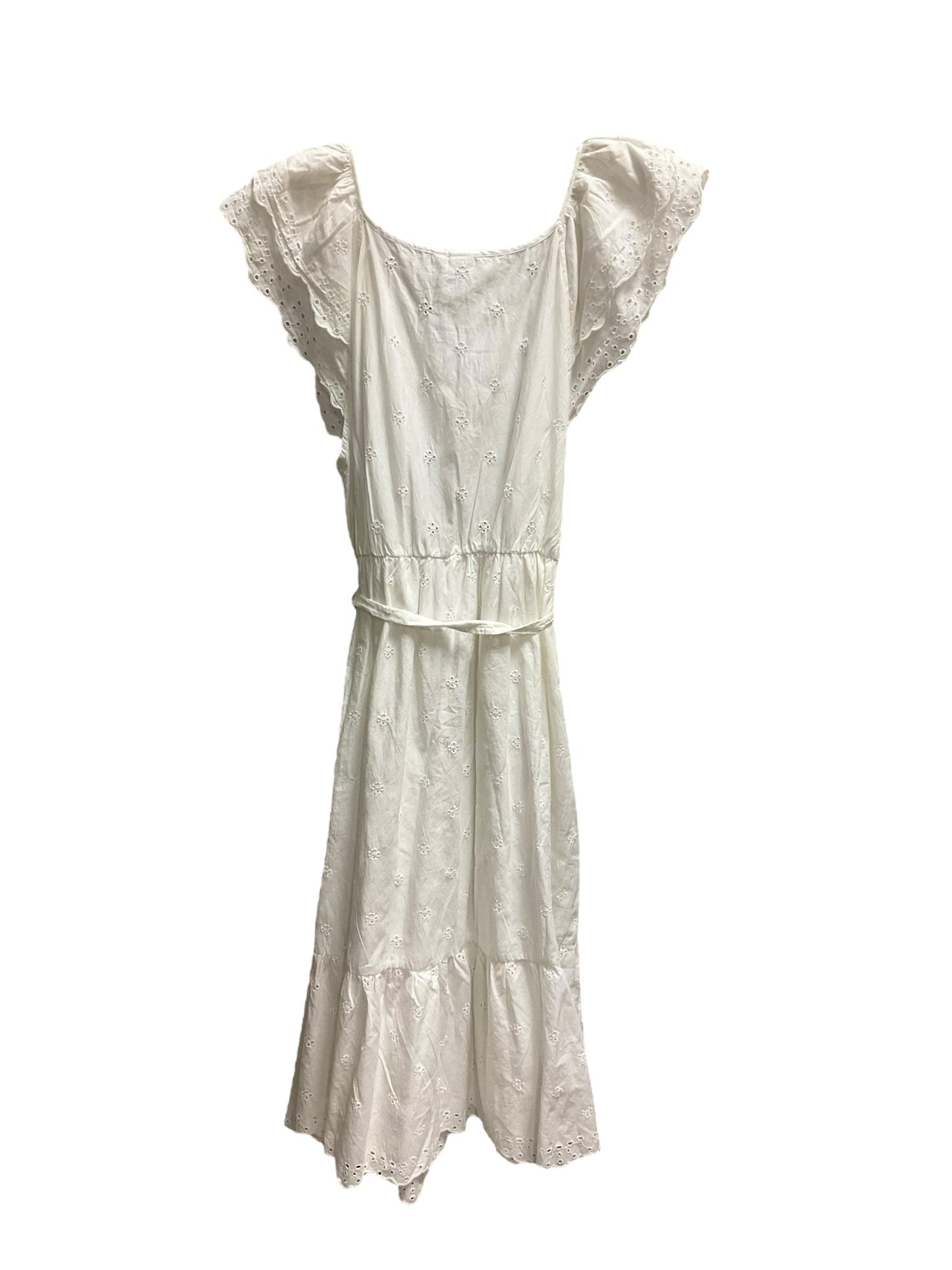 White Dress Casual Midi Gap, Size Xl