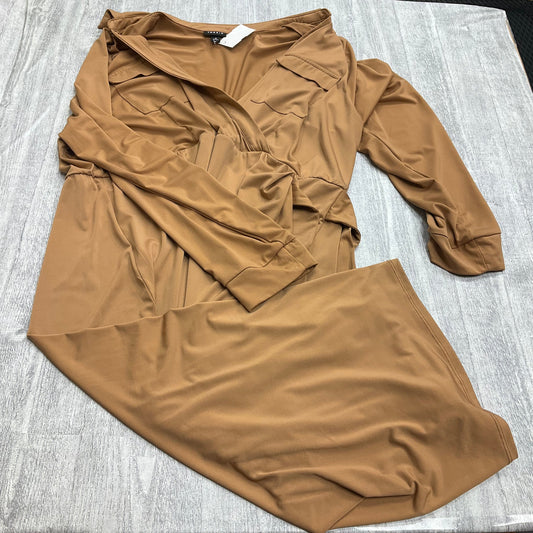 Dress Casual Short By Torrid In Brown, Size: 2x