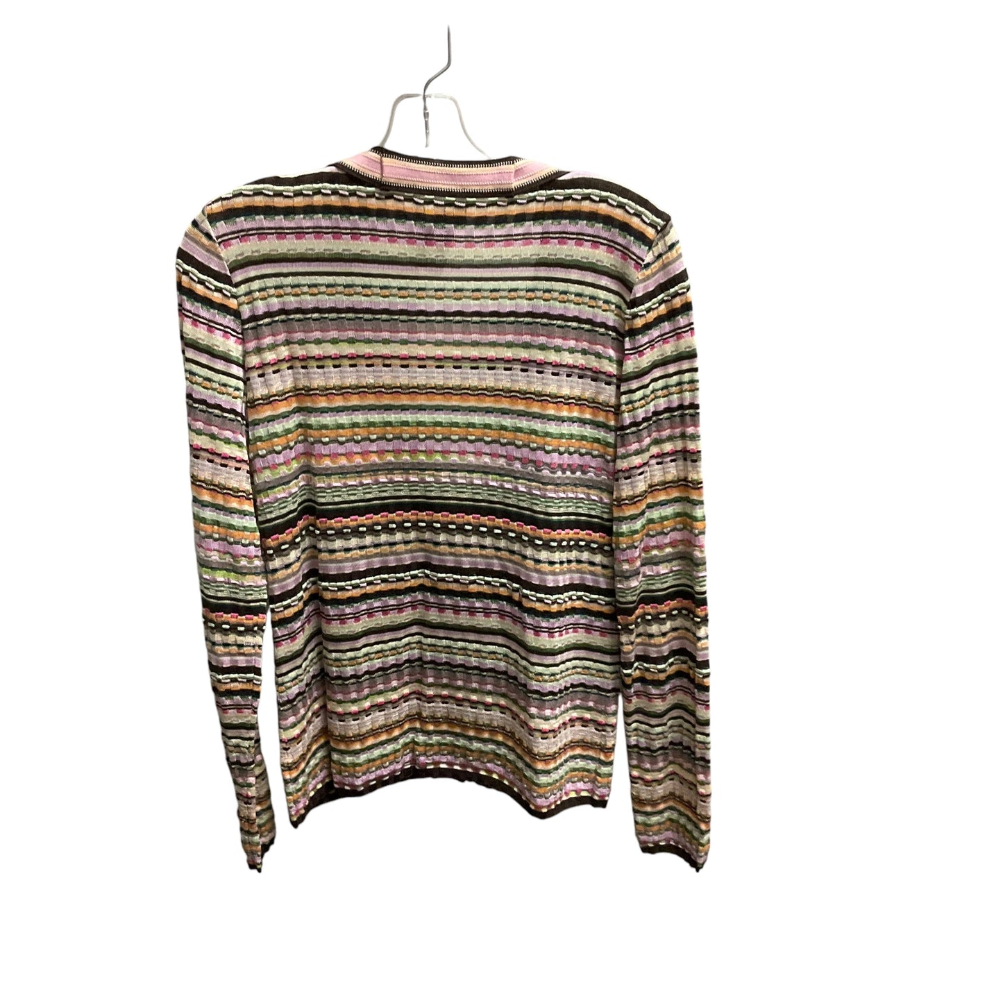 Sweater Cardigan Luxury Designer By Missoni In Multi-colored, Size: M