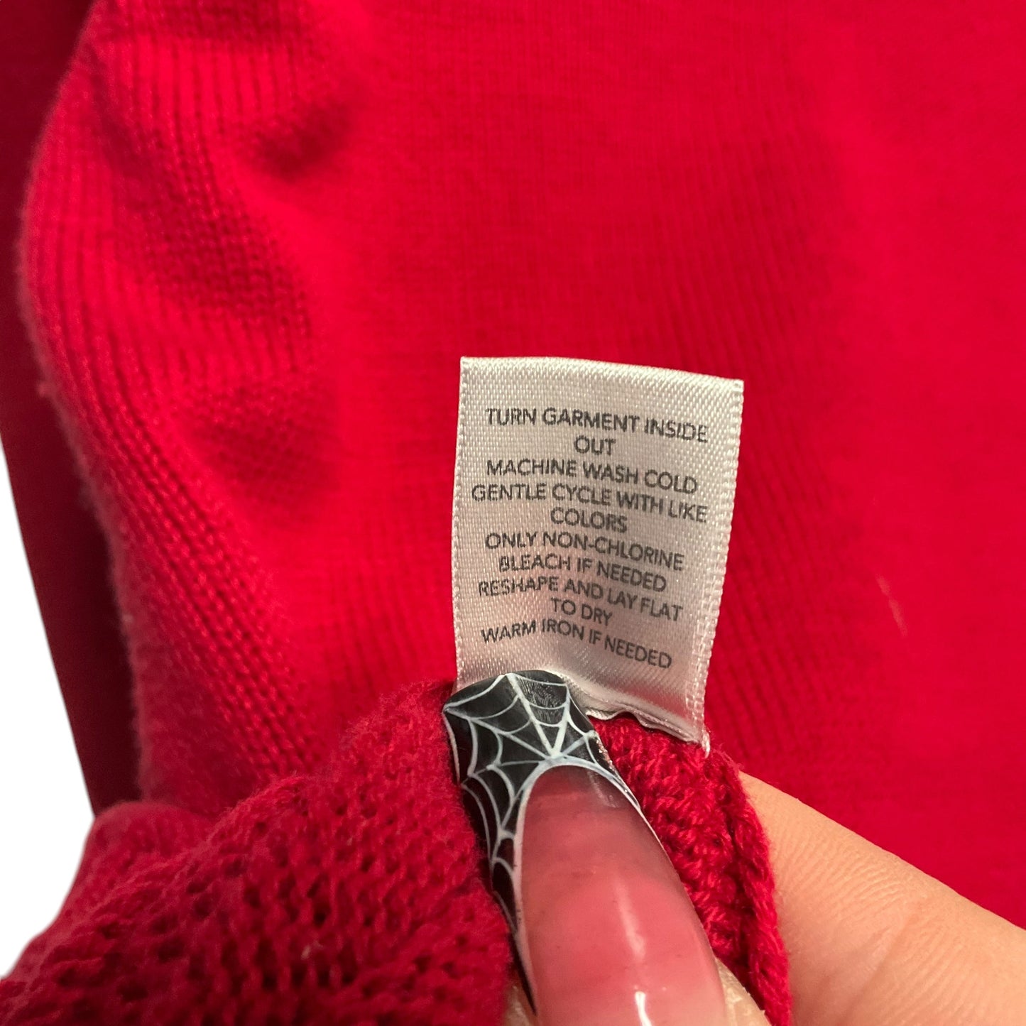 Sweater By Christopher And Banks In Red, Size: Lp